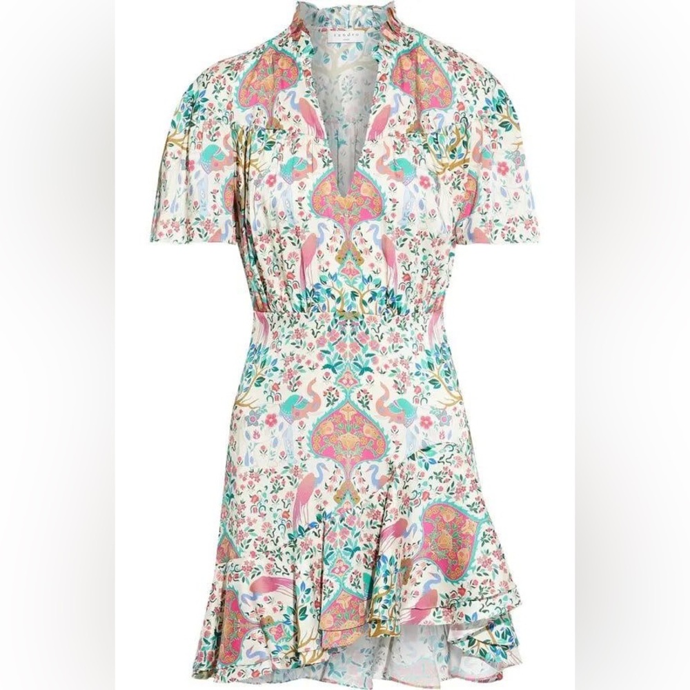 Sandro Colorful Floral Mini Dress